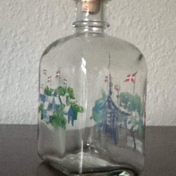Vintage Holmegaard glass bottle. Made in Denmark 1983. - Picture 5 of 8